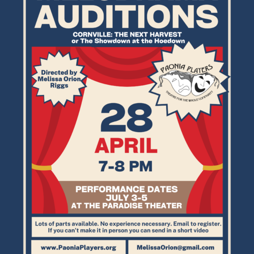 Community Theatre in Paonia Colorado